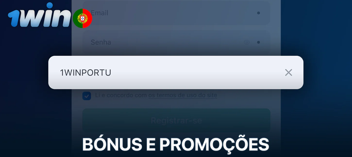Código promocional 1Win para apostas desportivas em Portugal