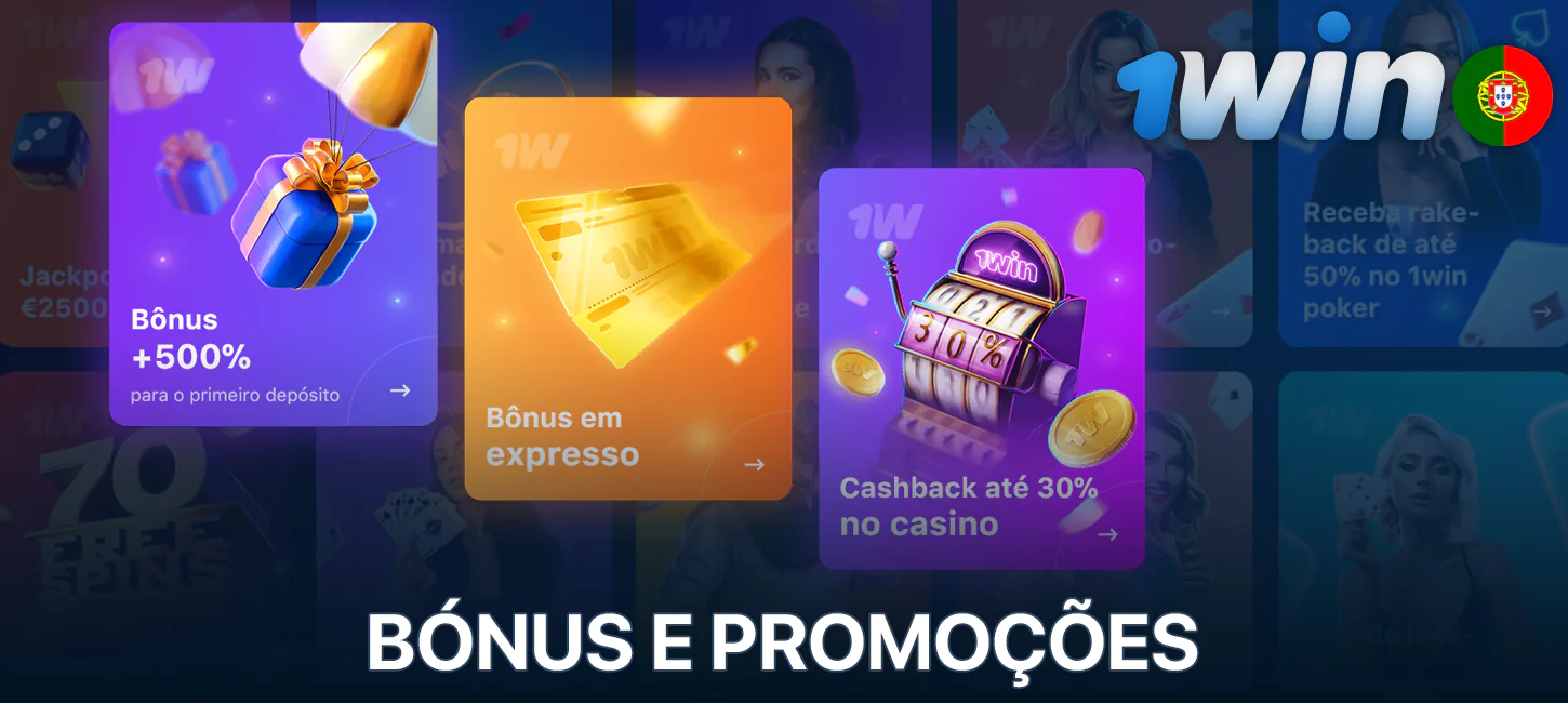 Bónus e promoções no 1Win Portugal