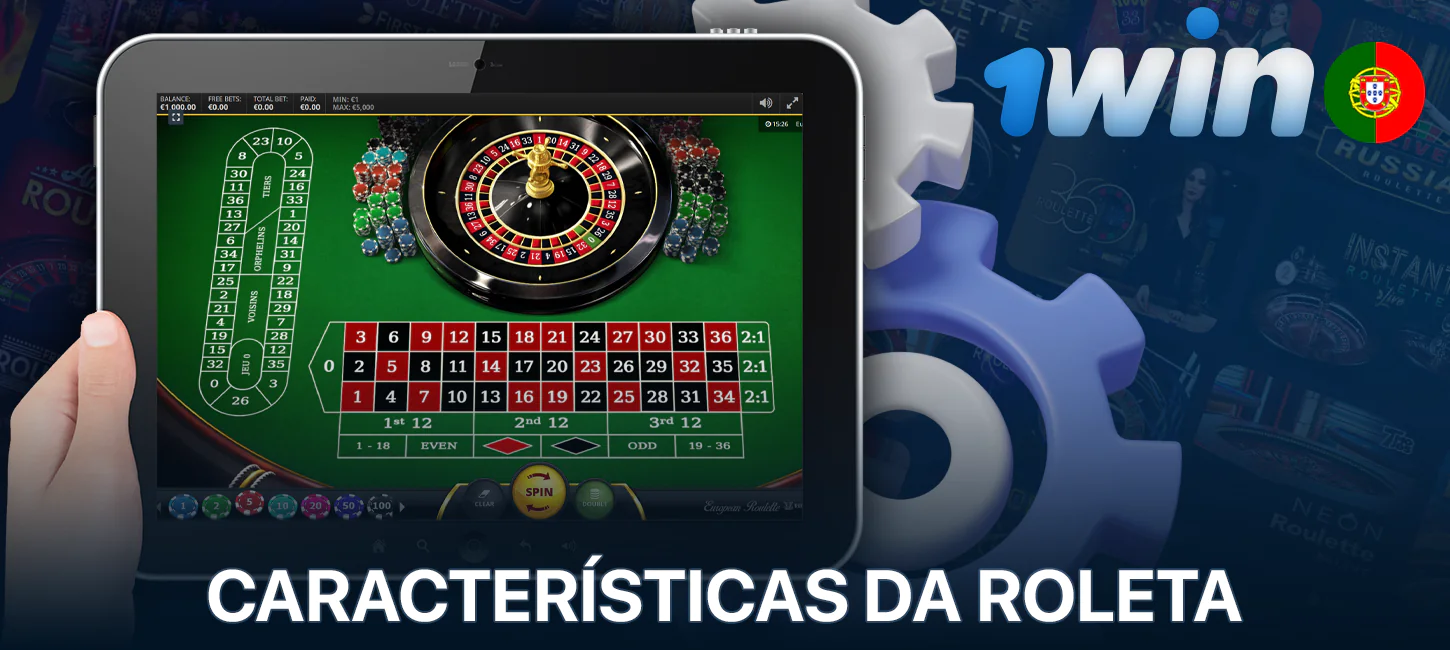 Características dos jogos de roleta no 1Win para os portugueses